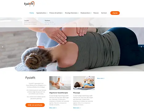Voorbeeld van een succesvolle WordPress website ontworpen door Trigona Webdesign in Oss.